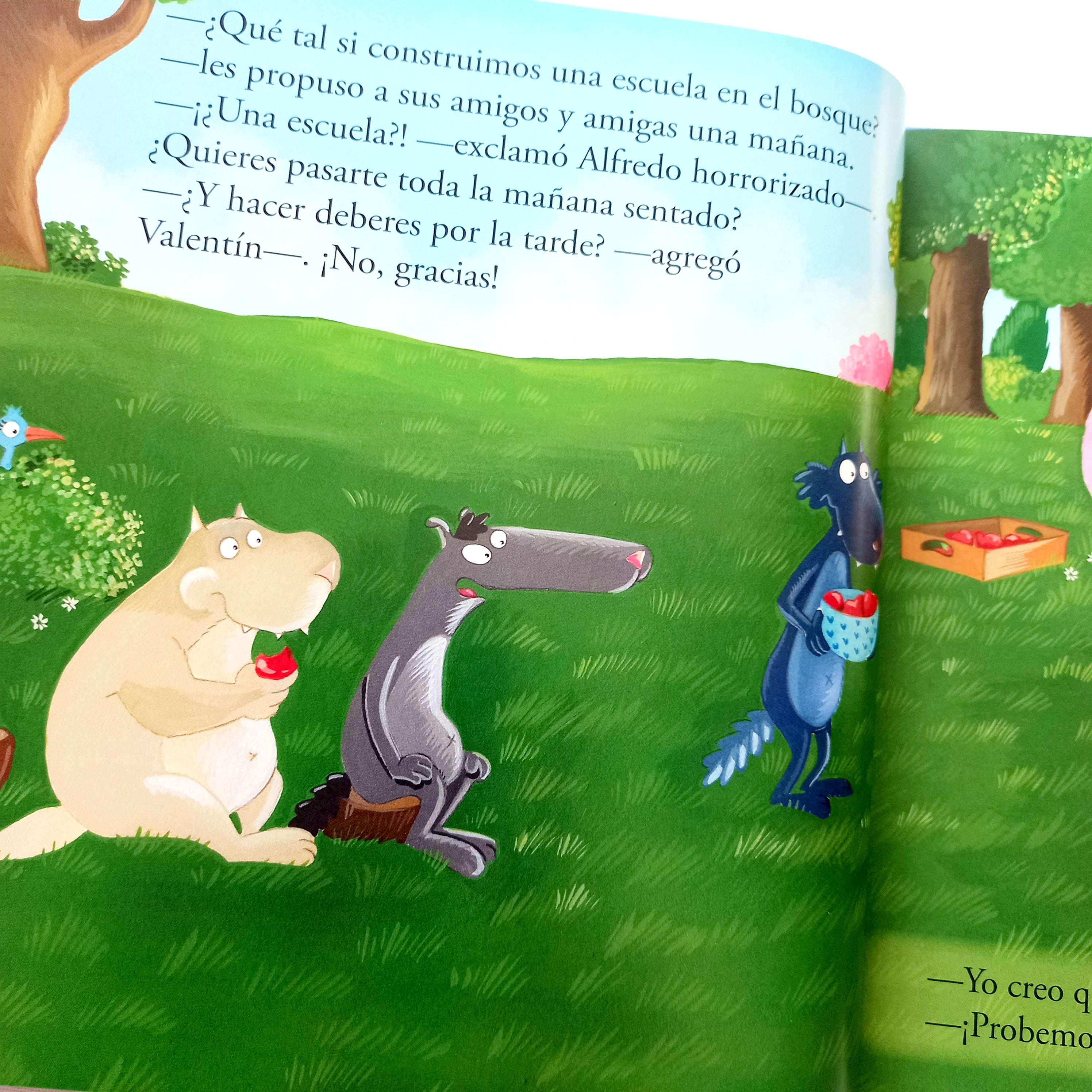El lobo que quería ir a la escuela El lobo que quería ir a la escuela